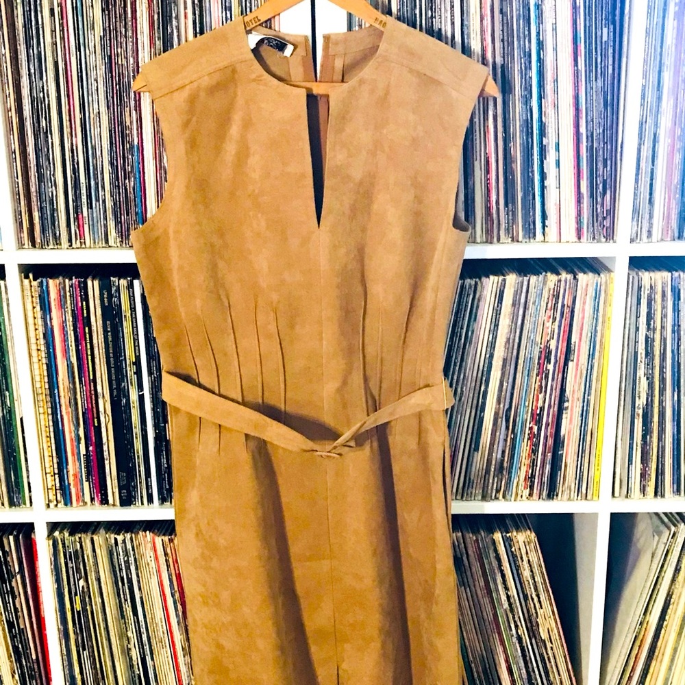 Vintage Roth-Le Cover microsuede Dress
